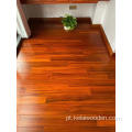 okan piso de madeira maciça cor de teca Hardwood Flooring